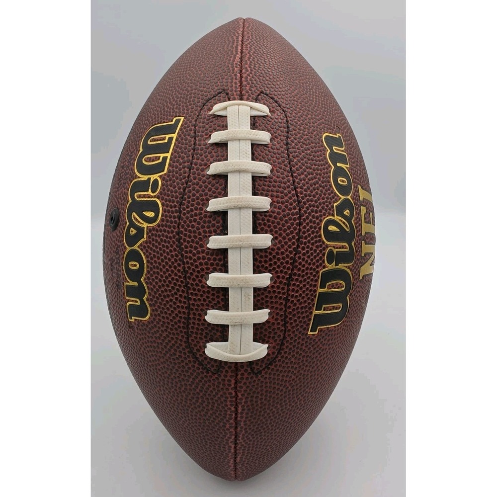 Wilson WTF1676 NFL Youth Football Junior Size Composite Leather Brown